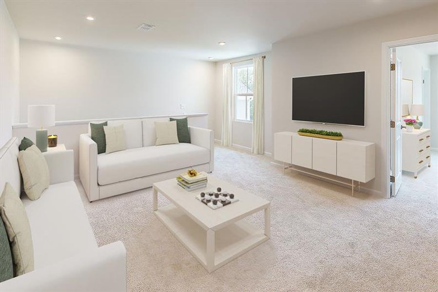 Furnished interior in a model home at Fox Valley in Madison (Image 6).