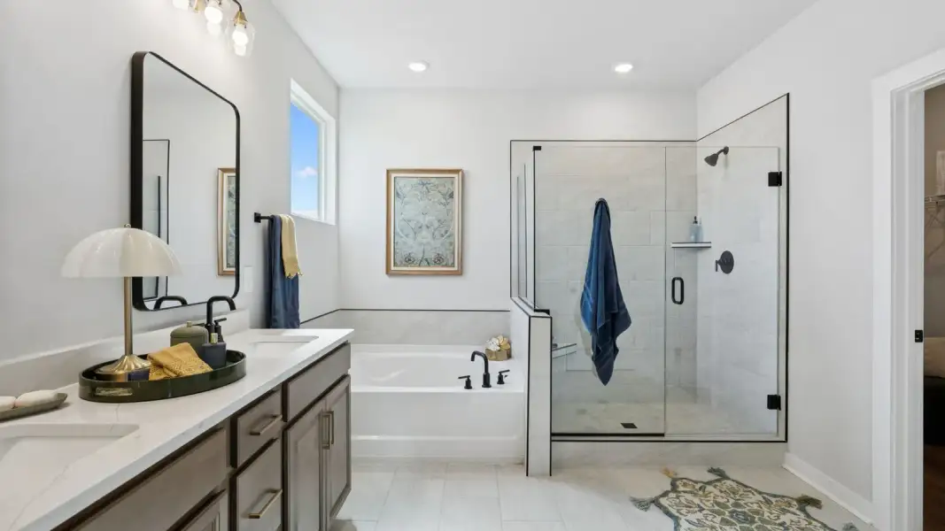 Furnished interior in a model home at Walnut Ridge in Lebanon (Image 33).
