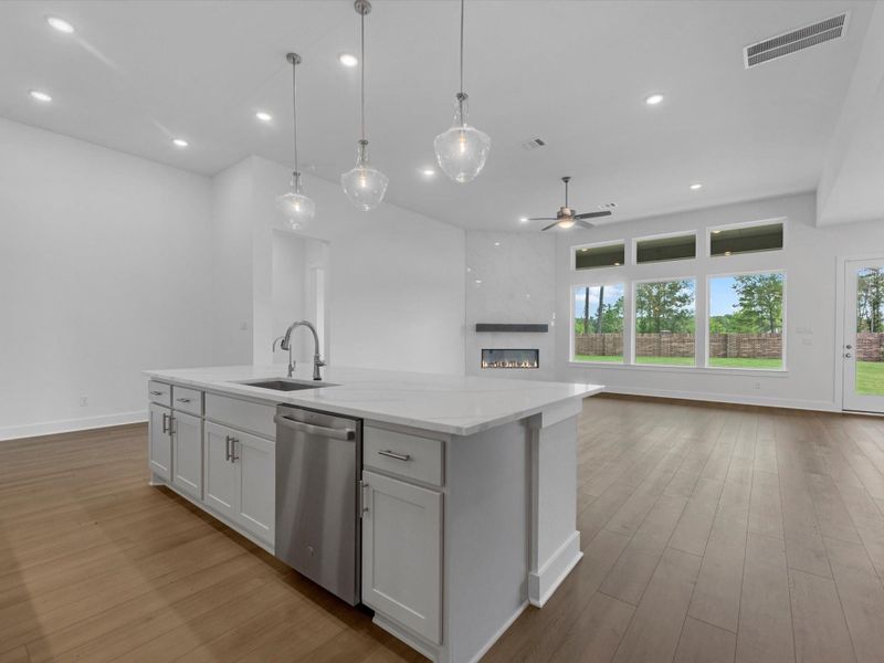Furnished interior view inside a new home in Woodson’s Reserve, Spring (Image 10).
