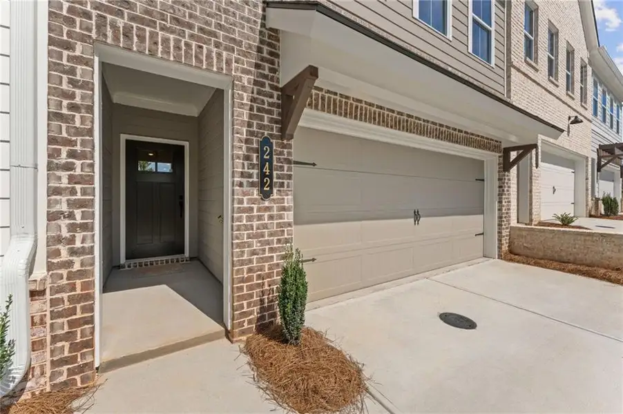 Exterior details and patio area of a home in Cherokee Township, Acworth (Image 3).