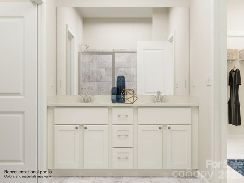 Furnished interior view inside a new home in The Vines, Charlotte (Image 16).