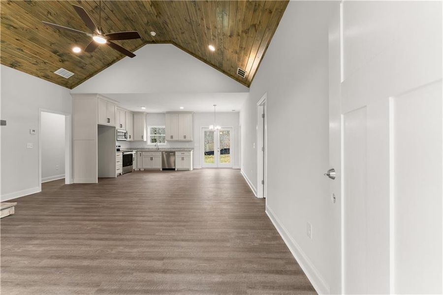 Spacious, unfurnished interior of a new home in , Cleveland (Image 54).