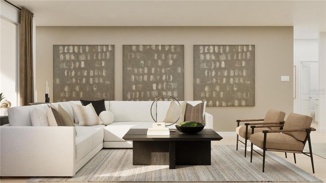 Furnished interior view inside a new home in Wellness Ridge: Eventide Collection, Clermont (Image 7).