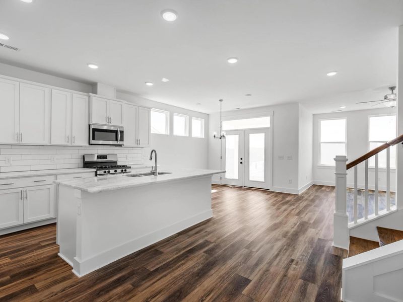 Representative furnished interior of a home built from the The Cedar D by Davidson Homes LLC in Rayburn Valley, San Antonio (Image 6).