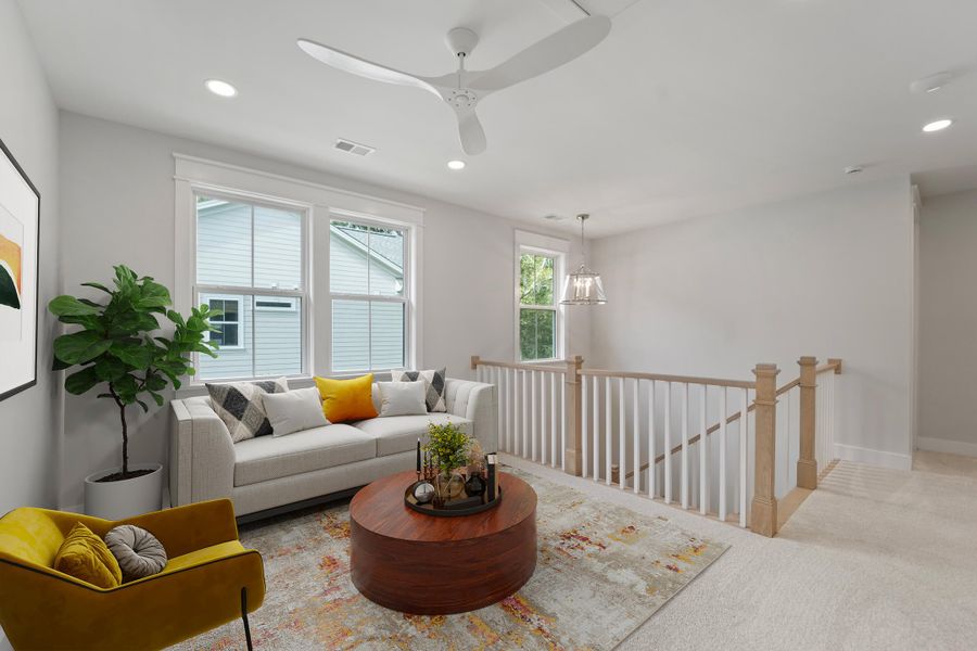 Furnished interior view inside a new home in , Johns Island (Image 16).