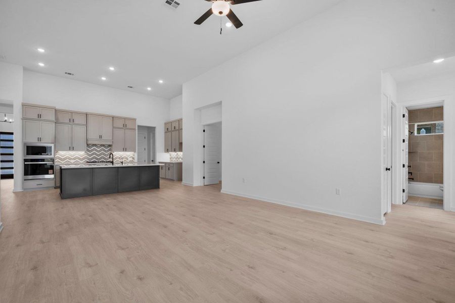 From Family Room to Open Concept Kitchen