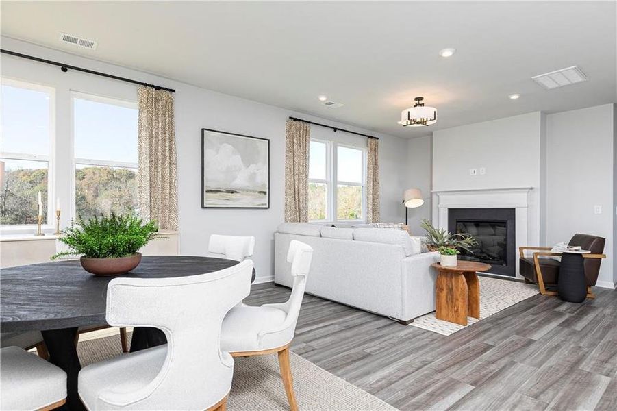 Furnished interior view inside a new home in Riverside Ridge, Lawrenceville (Image 18).