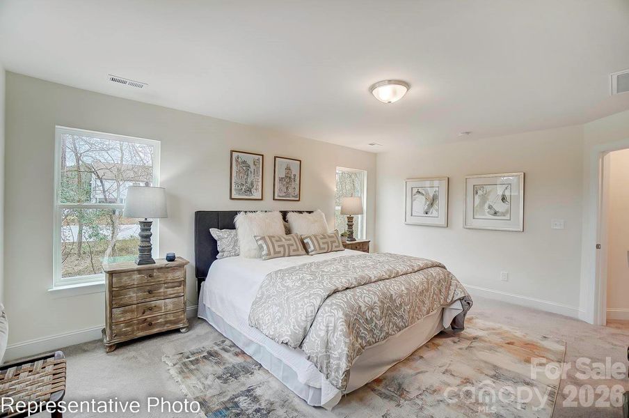 Furnished interior view inside a new home in Enclave at Riverdale, Huntersville (Image 4).