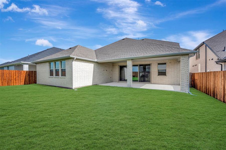Exterior details and patio area of a home in Elevon, Lavon (Image 26). Exterior details and patio area of a home in Elevon, Lavon (Image 26).