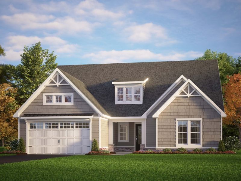 Representative exterior photo of a completed home built from the The Bradley by RobuckHomes in Baylee Ridge, Selma, NC (Image 67).