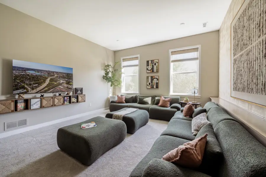 Representative furnished interior of a home built from the Blair by Fischer Homes in Leeland Farms, Fuquay Varina (Image 23).