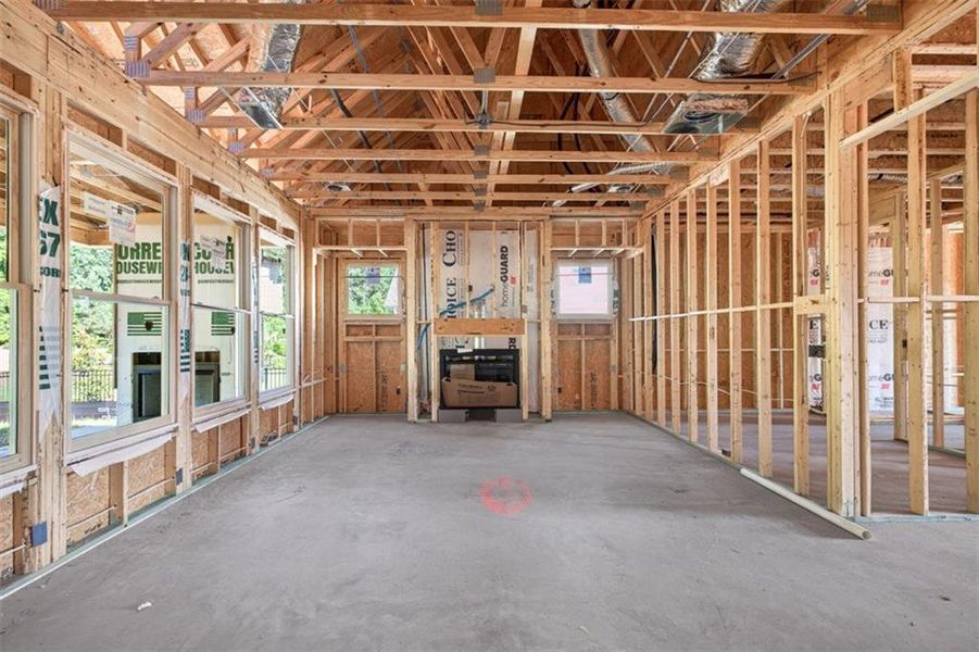 In-progress construction of a new home in , Statham, GA (Image 13).
