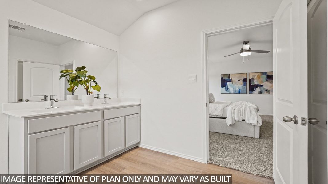 Furnished interior view inside a new home in Newport Pointe, Crosby (Image 15).