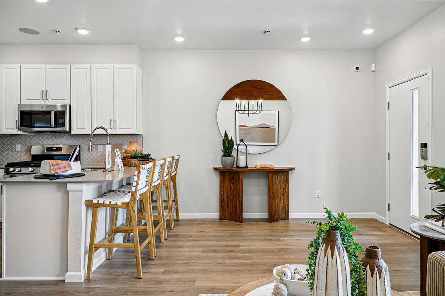 Representative furnished interior of a home built from the Backcountry by Taylor Morrison in Parterre Townhomes - The Westerly Collection, Thornton (Image 13).