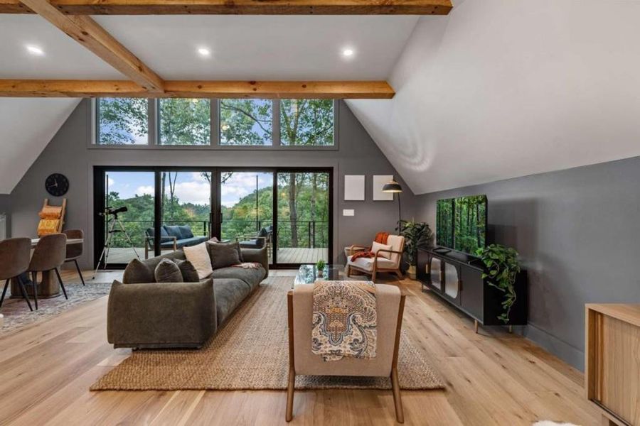 Furnished interior view inside a new home in , Blue Ridge (Image 14).