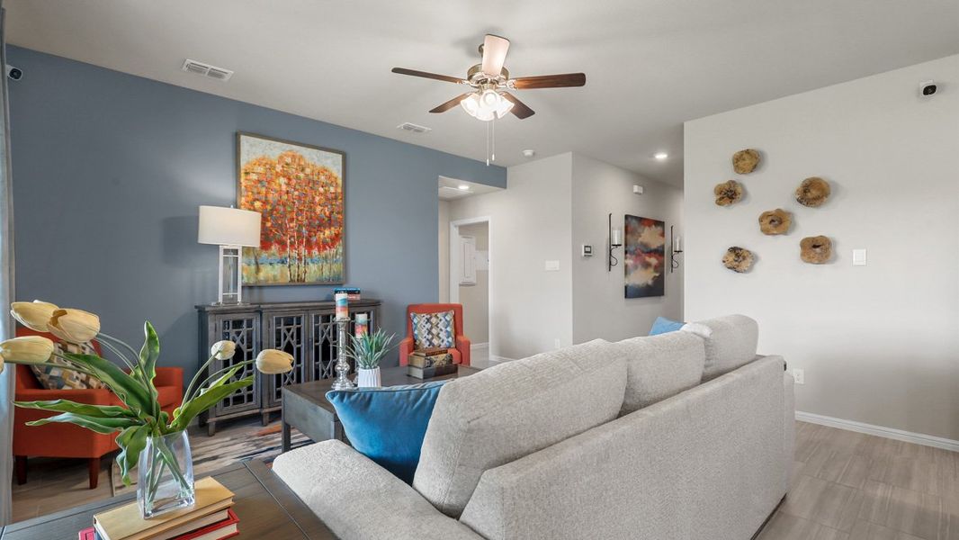 Furnished interior view inside a new home in Townes Landing, Fort Worth (Image 17).