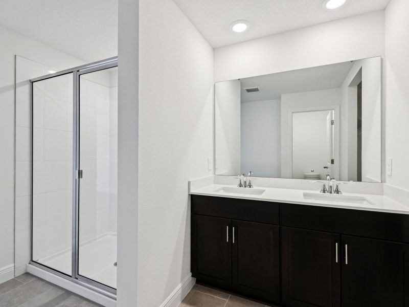 Furnished interior view inside a new home in The Reserve at Hammock Oaks - Signature Series, Lady Lake (Image 8).