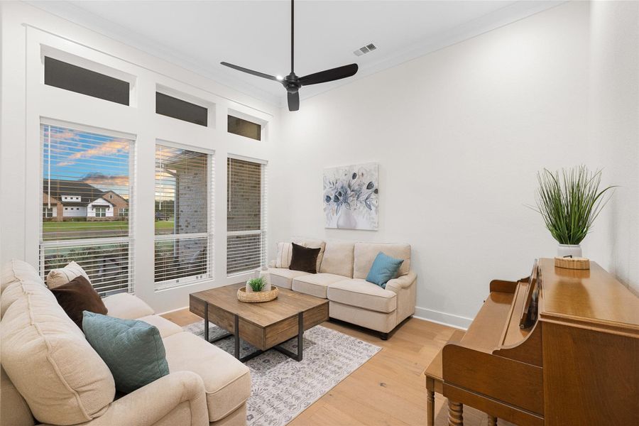 Furnished interior view inside a new home in , College Station (Image 26).