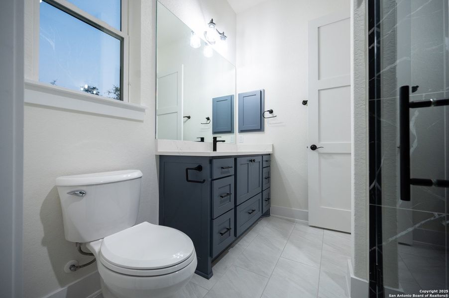 Furnished interior view inside a new home in , New Braunfels (Image 15).