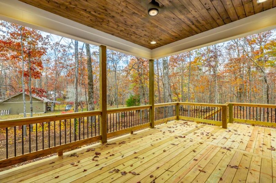 Representative exterior details of a home built from the Carolina A by Riverstone Construction, LLC in Jasper Highlands, Guild (Image 35).