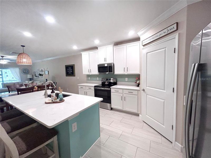 Furnished interior view inside a new home in Angeline Active Adult, Land O' Lakes (Image 12). Furnished interior view inside a new home in Angeline Active Adult, Land O' Lakes (Image 12).