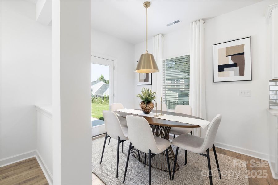 Furnished interior view inside a new home in , Charlotte (Image 3).