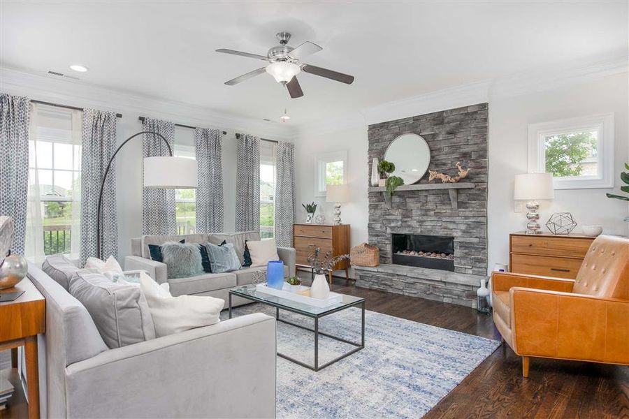 Representative furnished interior of a home built from the Hanover Lux by Keystone Homes NC in Northwest Meadows, Stokesdale (Image 75). Representative furnished interior of a home built from the Hanover Lux by Keystone Homes NC in Northwest Meadows, Stokesdale (Image 75).