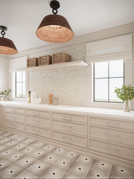 Furnished interior view inside a new home in , Charleston (Image 28).