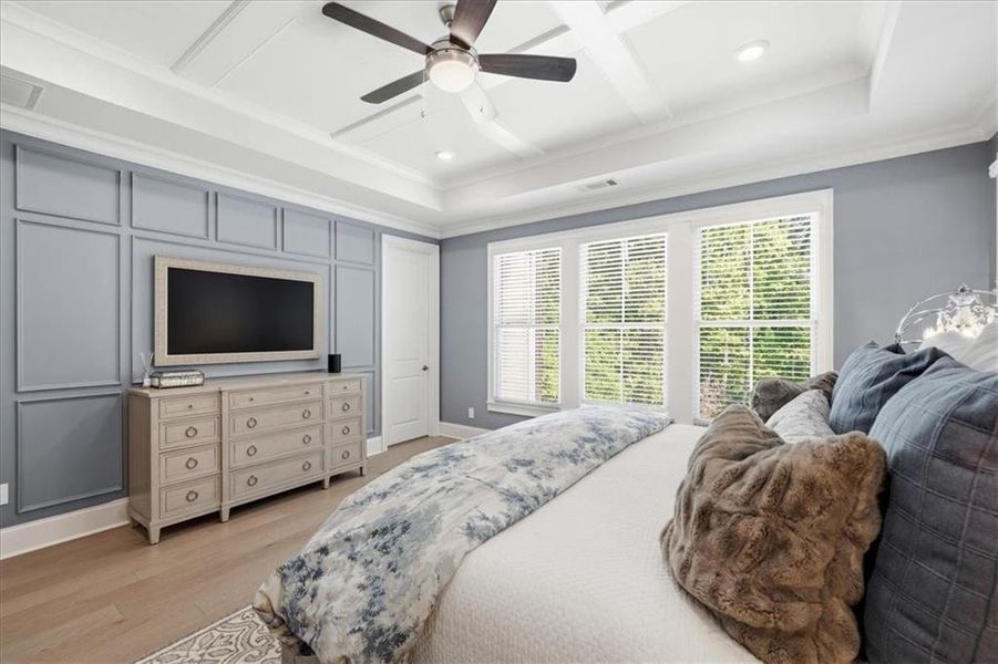 Furnished interior view inside a new home in Manning on the Square, Alpharetta (Image 40).