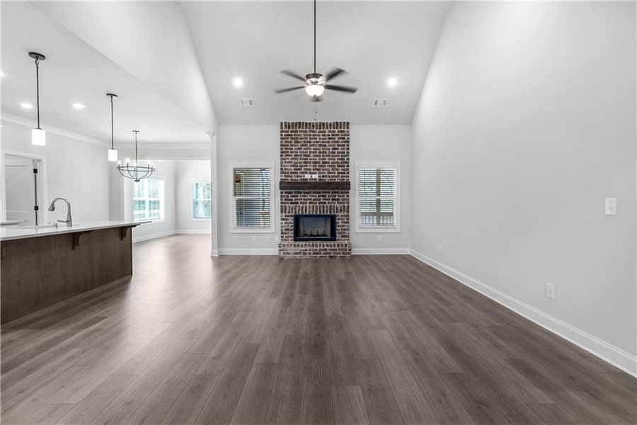 Spacious, unfurnished interior of a new home in Belle Woode Estates, Monroe (Image 32).