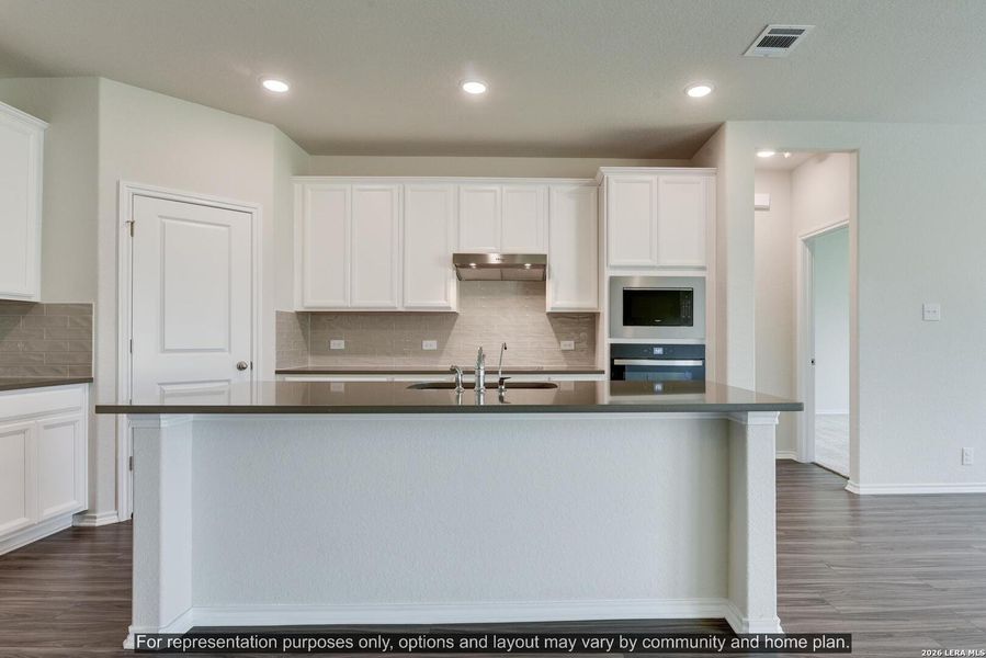 Furnished interior view inside a new home in Nopal Valley, San Antonio (Image 7).