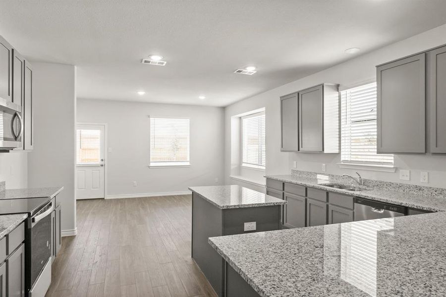 Furnished interior view inside a new home in Retreat at Fossil Creek, Fort Worth (Image 7). Furnished interior view inside a new home in Retreat at Fossil Creek, Fort Worth (Image 7).