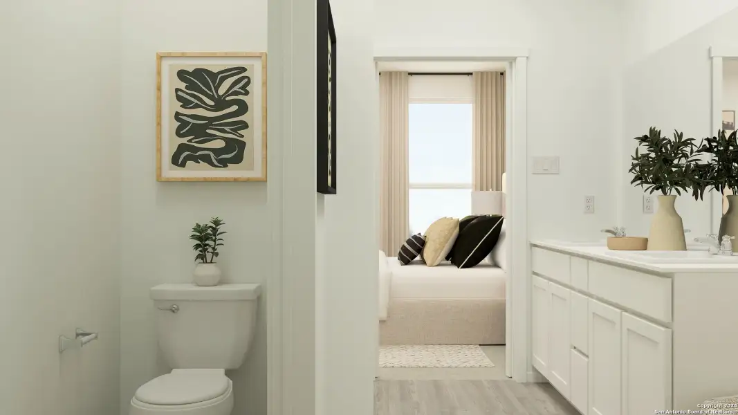 Furnished interior view inside a new home in Guadalupe Heights, Seguin (Image 25).