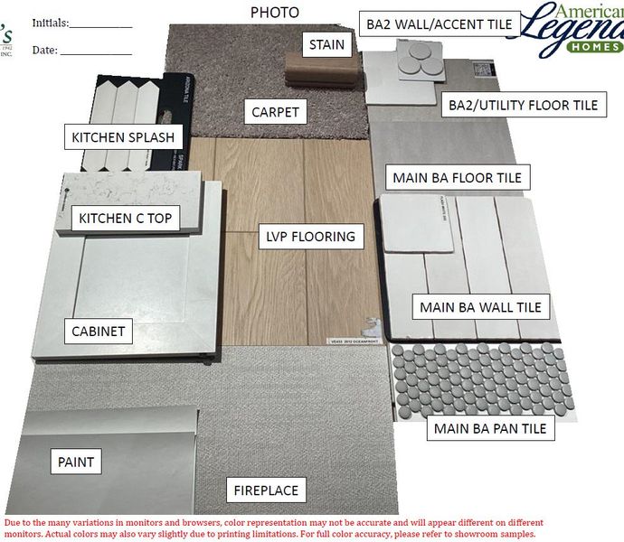 Representative photo of design selections for 7935 School House Drive