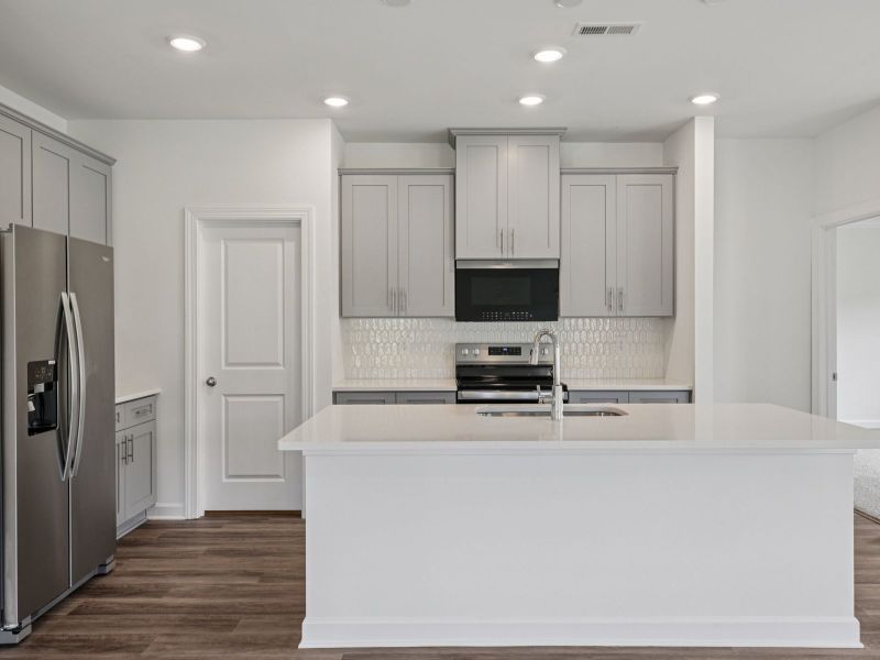 Furnished interior view inside a new home in Nelson's Creek, Mocksville (Image 3).