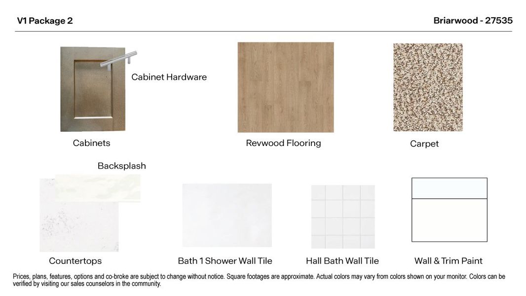Materials commonly used for homes built from the The Gaven by D.R. Horton in Briarwood, Elgin (Image 5).