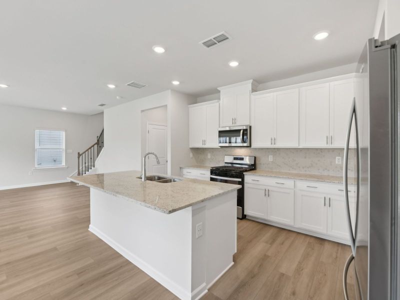 Furnished interior view inside a new home in Preserve at Mountain Creek, Pendergrass (Image 7).