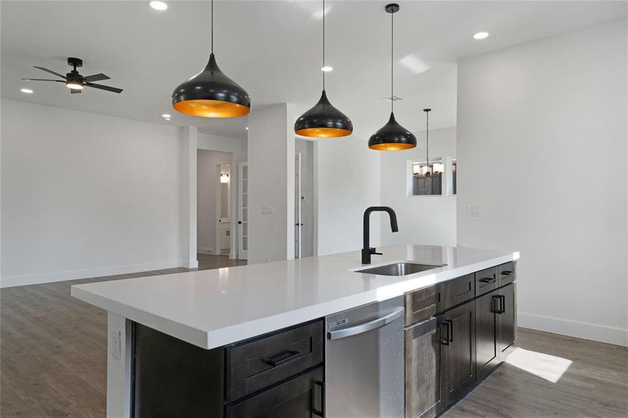 Furnished interior view inside a new home in , Garland (Image 4).