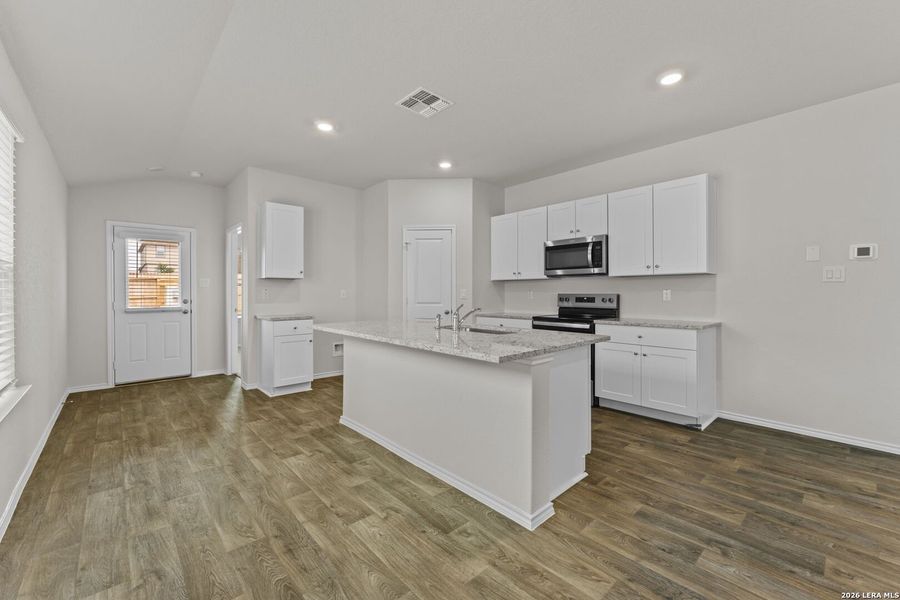 Furnished interior view inside a new home in Laurel Vistas, San Antonio (Image 8).