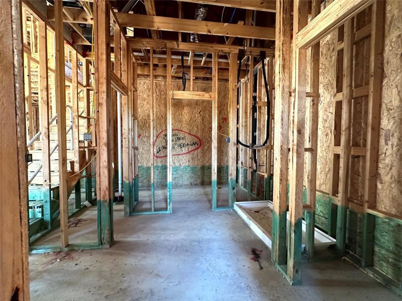 In-progress construction of a new home in Harvest Point at Clopton Farms, Montgomery, TX (Image 3). In-progress construction of a new home in Harvest Point at Clopton Farms, Montgomery, TX (Image 3).