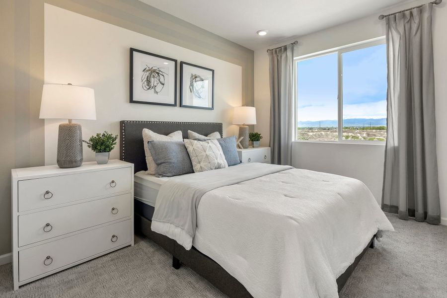 Furnished interior view inside a new home in Sugar Mill Village, Longmont (Image 18). Furnished interior view inside a new home in Sugar Mill Village, Longmont (Image 18).