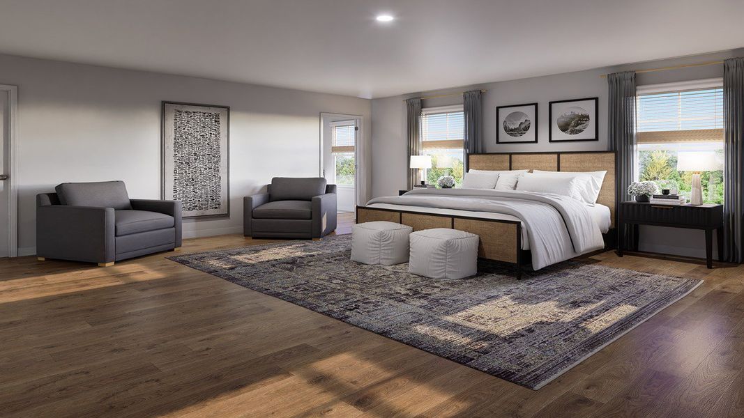 Furnished interior view inside a new home in Sheep Island, Summerville (Image 6).