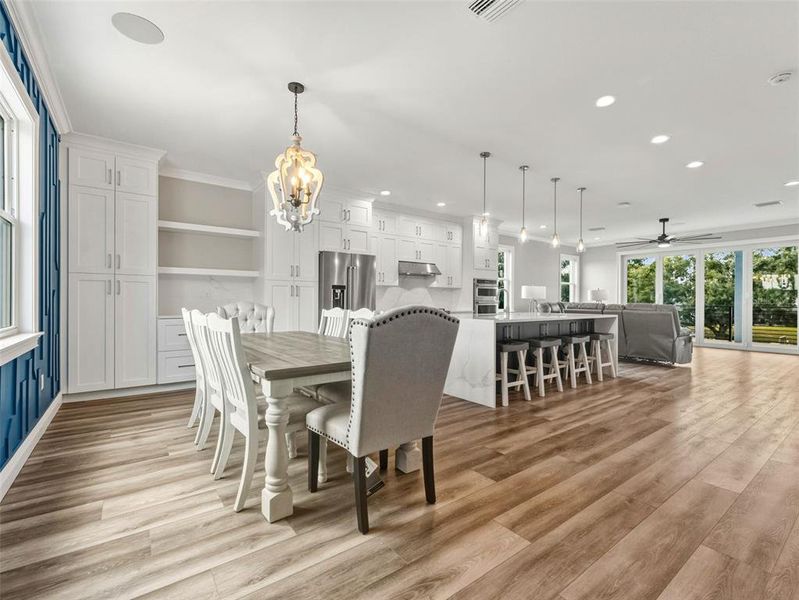 Furnished interior view inside a new home in , Tampa (Image 52). Furnished interior view inside a new home in , Tampa (Image 52).