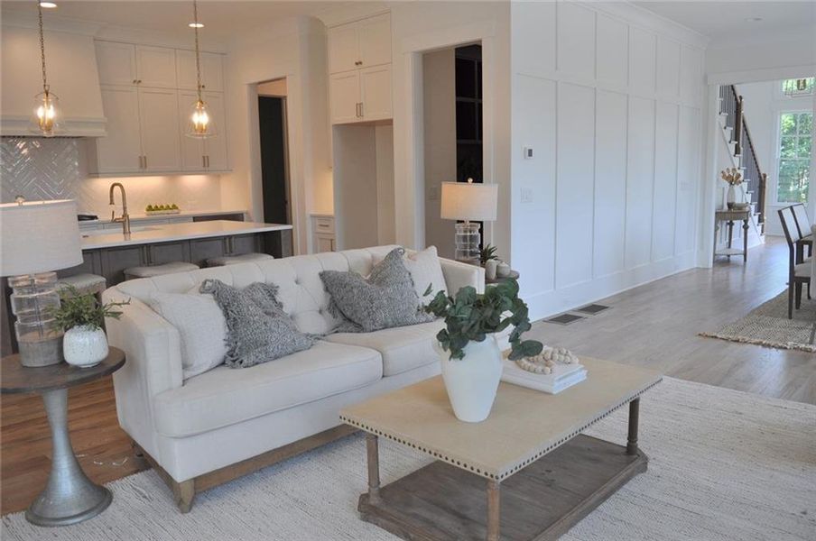 Furnished interior view inside a new home in , Marietta (Image 12). Furnished interior view inside a new home in , Marietta (Image 12).