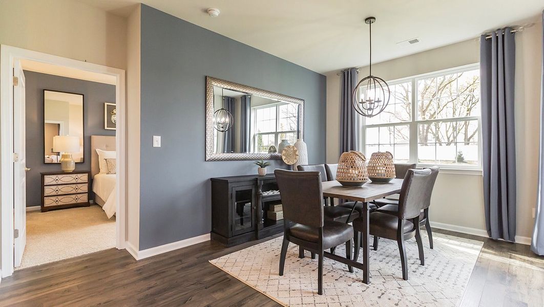 Representative furnished interior of a home built from the BRISTOL by D.R. Horton in Nexus South, Gallatin (Image 26).