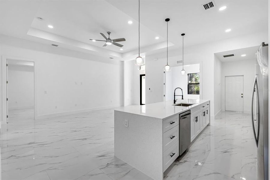 Furnished interior view inside a new home in , Alva (Image 6).