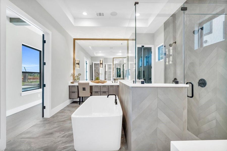 Primary Bath with oversized walk-in shower Primary Bath with oversized walk-in shower