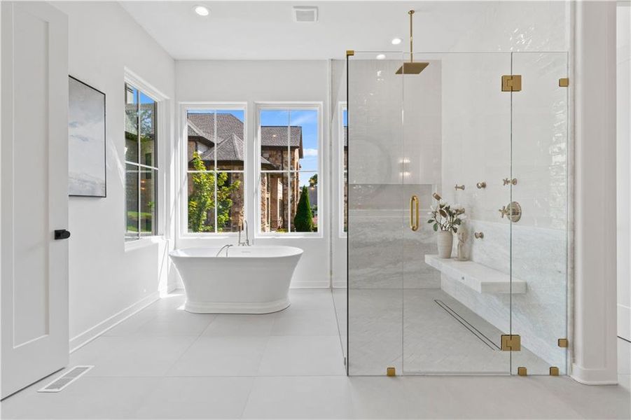 Furnished interior view inside a new home in , Alpharetta (Image 54).