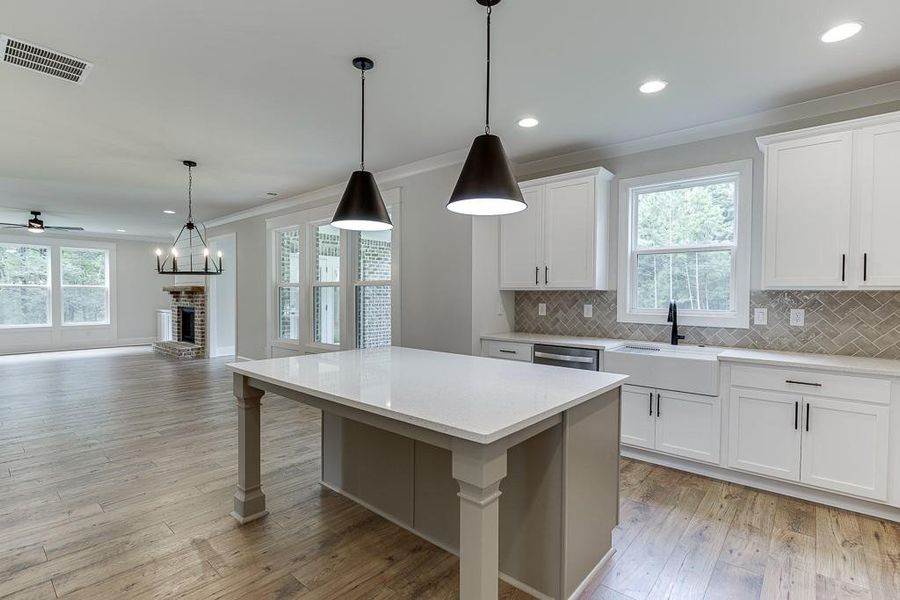 Furnished interior view inside a new home in , Bishop (Image 10).