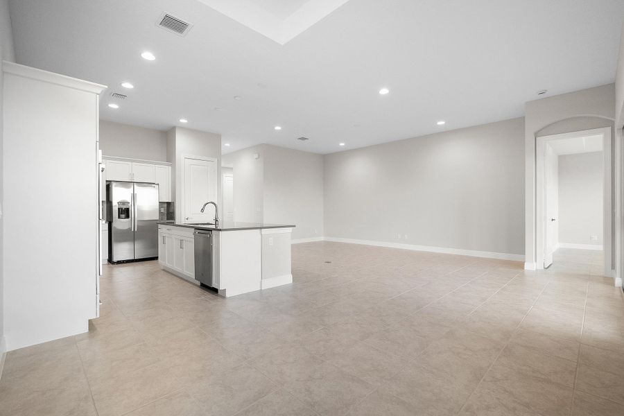 Dining to Great Room and Kitchen | 12507 SW Sunrise Lake Terrace